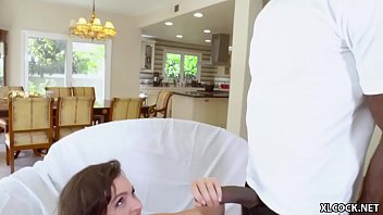 Preview 2 of Chainess Mom And Son Fucking - MILF Sueprstar Krissy Lynn Shows us the ropes how to handle a BBC