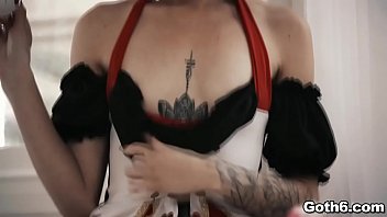 Preview 1 of Hq Hantyi Sex - Get ready to witness an all out blowbang with this redhead cock hungry goth godess Lola Fae.