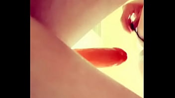 Preview 1 of Air Plene Xxx - Using my 8&quot_ dildo to satisfy my need for cock