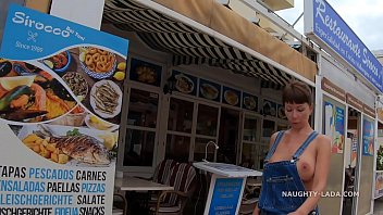 Preview 2 of Magda Fucking - Free boobs. Topless in public