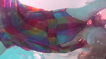 Preview 2 of My Dirty Mom Com - Sexy underwater teen