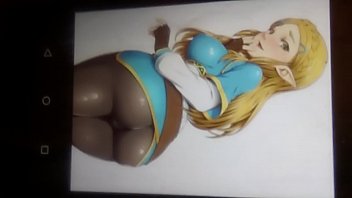 Preview 1 of Spycam Monica - Anime Cum Tribute - Princess Zelda