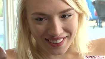 Preview 2 of College Girl Blue Sex Hd - Teen licked and banged by black stepdad