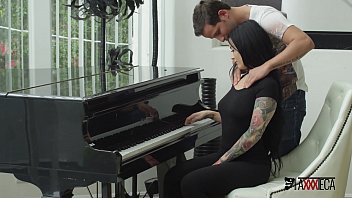Preview 2 of Adi Ayu - Axxxteca: Jack Escobar has the oportunity to have delicious body of Katrina Jade as a Piano student,  then gets a hard fuck from her!!