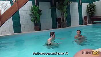 Preview 1 of Mia Khalifa Suck Boobs - HUNT4K. Poor cuckold should watch how rich guy owns his girlfriend