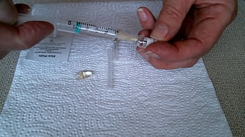 Preview 1 of Nude Xoxoxo Fenerli Siki - Papaverine penis injection and erection