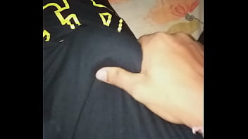 Preview 2 of Step Sister Caught Masturbation - My BBC wants to come out from my pants