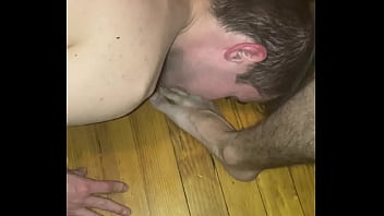 Preview 1 of Kll Vajina - SeanyB gets on his Knees to suck some toes like the pathetic thing he is!