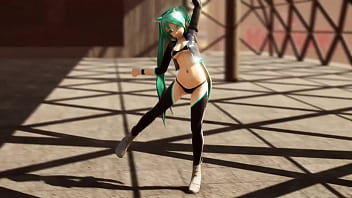 Preview 2 of Seductive Baby - Sexy Hatsune miku MMD