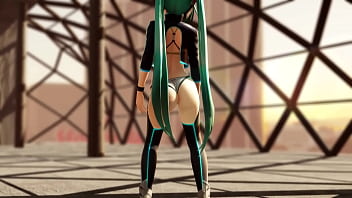 Preview 1 of Seductive Baby - Sexy Hatsune miku MMD
