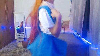 Preview 2 of Indian Film Naika Xxx Video Vid - JOI em Portugues - Asuka de Evangelion Te Ajudando a Gozar seu Pervertido!