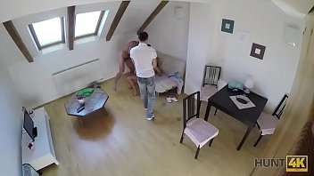 Preview 3 of Fresh Tube Porn Dimension - HUNT4K. Cuckold doesnt stop his girlfriend having sex with stranger