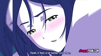 Preview 4 of Nepali Beef Sex Com - Shy blue-haired girl gets fucked at the resort by her best friend&#039_s cock - UNCENSORED HENTAI