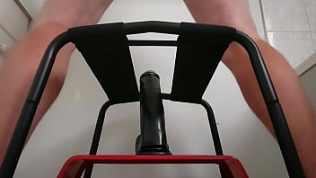 Preview 1 of Naga Xxssxxx - Bouncing on my thick 10 inch dildo
