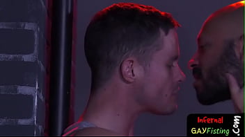 Preview 1 of White Girl Black Cock - Fist fucked gay jock brought to the brink