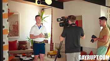 Preview 1 of Downlodfilmsex - Experience the Heat: The Golden Resort Full Feature Starring Derek Kage,  Kyle Fletcher,  Nico Coopa &amp_ Trevor Harris in One Steamy Video