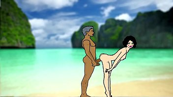 Preview 1 of Sunny Leon Nipples Milk - FUCKING ON THE BEACH WITH AN UNKNOWN UNKNOWN WHEN MY BOYFRIEND WAITS FOR ME AT HOME