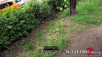 Preview 2 of Xem Phim Sex Gel Boi Tron - HITZEFREI.dating ► STREET-FUCK ◄ with GERMAN Brunette LULLU GUN