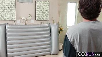 Preview 2 of Anak Seks - Blonde MILF with big tits professional sucks a cock