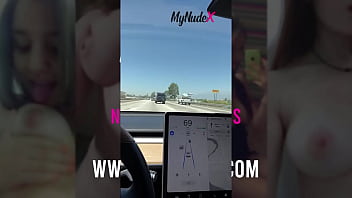 Preview 2 of Madam And Studant Xxx Videos - Showing breasts and pussy in the car MORE: MYNUDS.COM