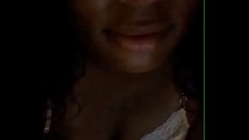 Preview 3 of Buftybuffy - Hot black girl showing her boobs on live cam part 3