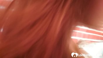 Preview 2 of Two Sisters Bro Sex - Cutie with blue eyes pleasing her man