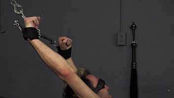 Preview 3 of Seachmilk Barn - Twink Virgin Tied Up &amp_ Pounded By Hardcore Fuck Machine - BDSM Gay Bondage - DreamBoyBondage.com