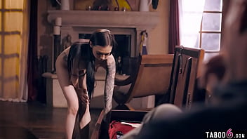 Preview 2 of Big Coock Anal Teen - Stepdaughter finds spanking gear but gets caught