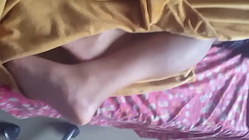 Preview 2 of Not Fit White Cook - Jerk off on my step sister&#039_s feet while she s.