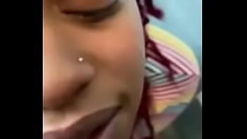 Preview 4 of Milk Tipa Milk Bahir Kora - Ebony cumshot facial in the bathroom