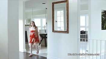 Preview 1 of Porons New - Rich teen bends over for big black cock