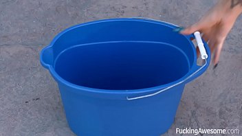 Preview 1 of Pool Tube - Fucking Awesome - Romi Rain&#039_s Car Wash Escalate To Intense Sex