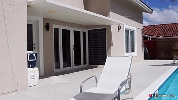 Preview 3 of Dads Older - Gigantic Boobs MILF Alexis Fawx Charms Pool Boy
