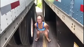 Preview 1 of Josie Ann Miller Eating Pussy - Public Pee