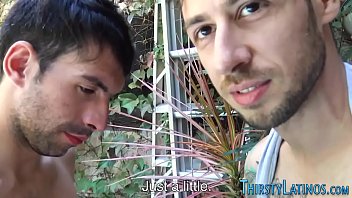 Preview 3 of Cuming On Her Perky Tits - Ass rimming latino gets spermed