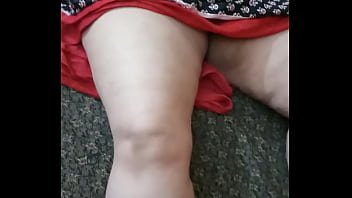 Preview 3 of Throatfuck Brutal - My Indian Housewife showing her creamy thigh worship on it