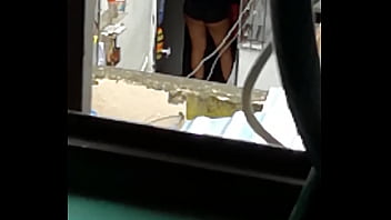 Preview 2 of Pecker Trek - Espiando a mi vecina Culona. Est&aacute_ buen&iacute_sima,  ahora no sali&oacute_ en tanga