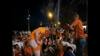 Preview 3 of Chubby Girl Full Sex Scandal - Guy Pantsed by Friend in Public
