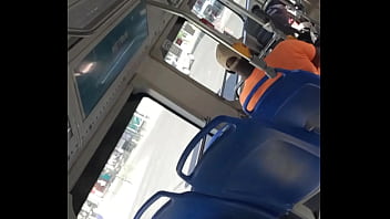 Preview 2 of Crw Film - I suck my stepbrother&#039_s penis while we are on a bus on the way home with passengers