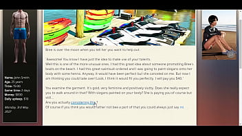 Preview 3 of Cherry Kies - Hard Times in Hornstown be a sexy lifeguard on the beach