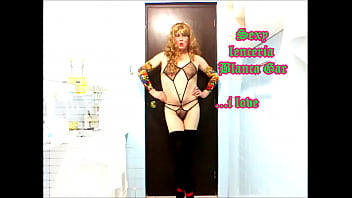 Preview 2 of Cuck Bj3 - Releasing my new sexy lingerie,  with hand embroidery - Blanca Gar