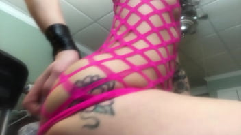 Preview 2 of Mom And Girls New - Stretching my asshole for my step daddy&#039_s huge black cock