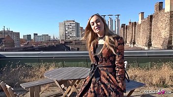 Preview 2 of Stepmother Daughter Lesbian - GERMAN SCOUT - Fashion Teen Model Liza Talk to Anal for Cash