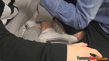 Preview 1 of Alura Johnson Fuck Videos - Stud sniffing feet while masturbating