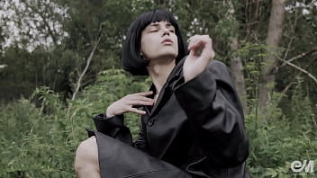 Preview 2 of Xxbf Indain - Gay crossdresser cute twink or fashion girl on runway?
