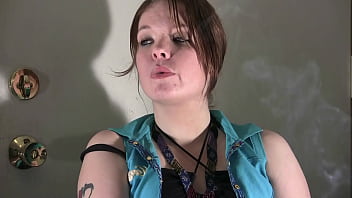 Preview 3 of Red And Wild0 - Shante N 19 Yr Old SFW Non-Nude Smoking Clips