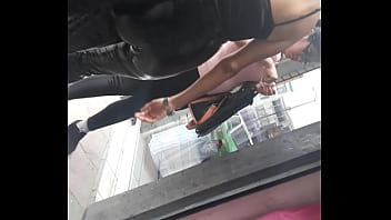 Preview 2 of Hd Pornbitter - Tanga marcada jovencita horny en la calle disfrutando sus ricas nalgas