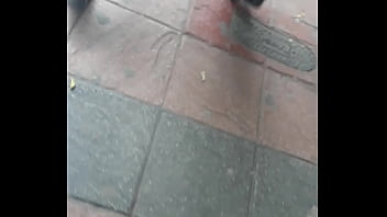 Preview 1 of Hd Pornbitter - Tanga marcada jovencita horny en la calle disfrutando sus ricas nalgas