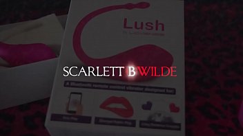 Preview 1 of Child Ran Both - Scarlett B Wilde - Lovense Lush Toy Review