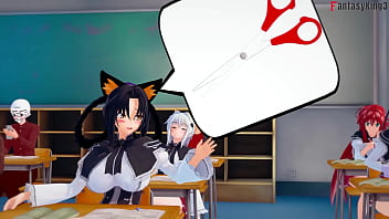 Preview 1 of Hot Milke Sex - Koneko Remember the 3Some of last night | HS DXD NTR Madness 6 | Full &amp_ POV on Sheer &amp_ PTRN: Fantasyking3